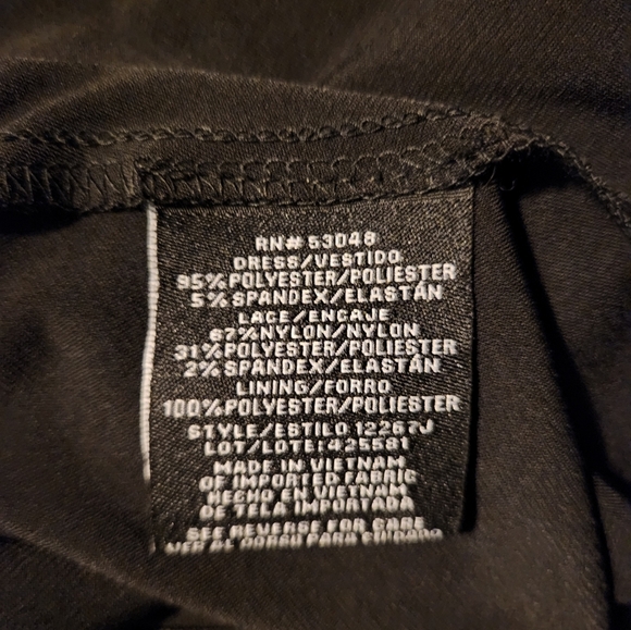 Morgan & Co Lace Halter Style Floor Length dress - Picture 10 of 10